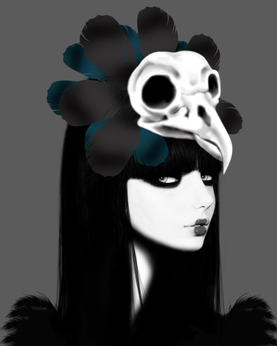 dark bird by elena..